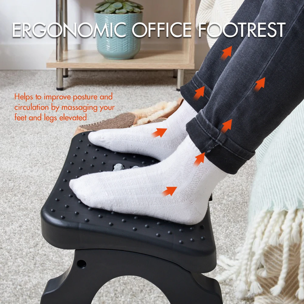 Office Furniture Suppliers - Ergonomic Under Desk Footrest with Massage