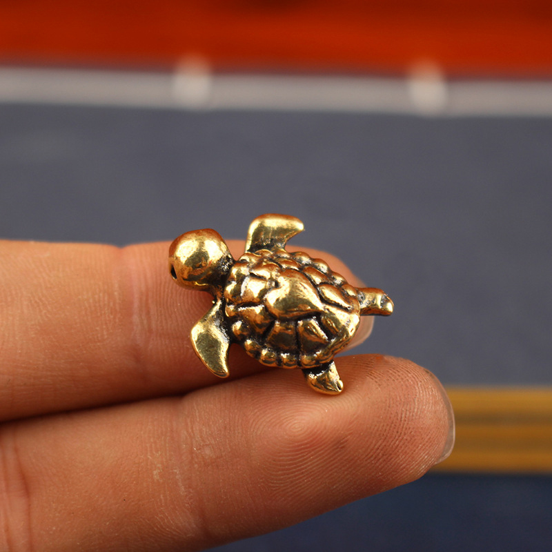 Office Furniture Suppliers - Brass Turtle Figurine​ - Vintage Tortoise