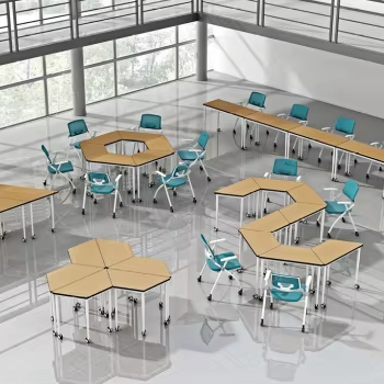 Office Furniture Suppliers - American Modern Classroom Desk And Chair