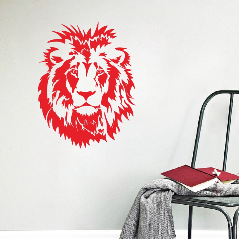 Đầu Sư Tử Decal Dán Tường Xe V - đánh giá và giá Office Furniture At Home