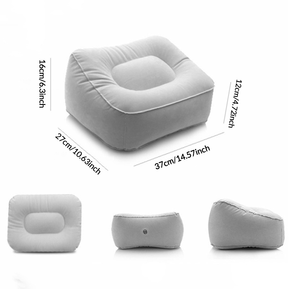 1pc Inflatable Foot Rest Pillo - đánh giá và giá Office Footrest Cushion