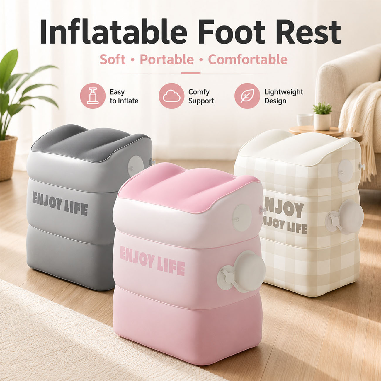 1PC Inflatable Foot Rest for A - đánh giá và giá Office Footrest Cushion