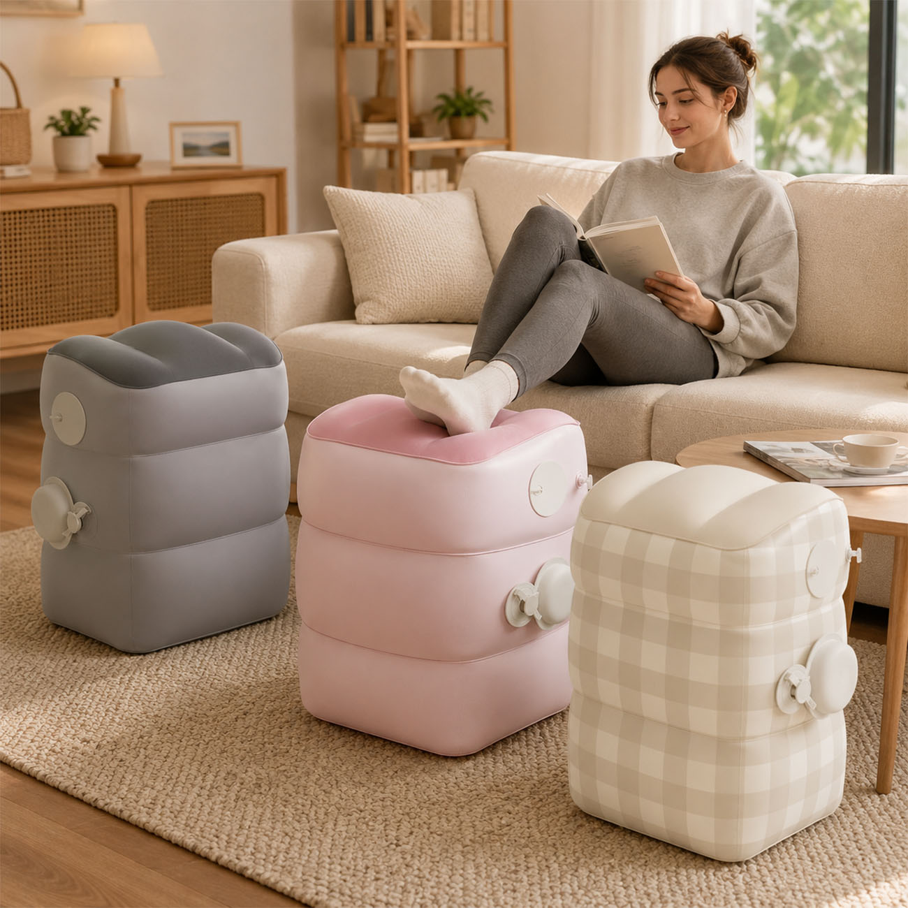 1PC Inflatable Foot Rest for A - đánh giá và giá Office Footrest Cushion