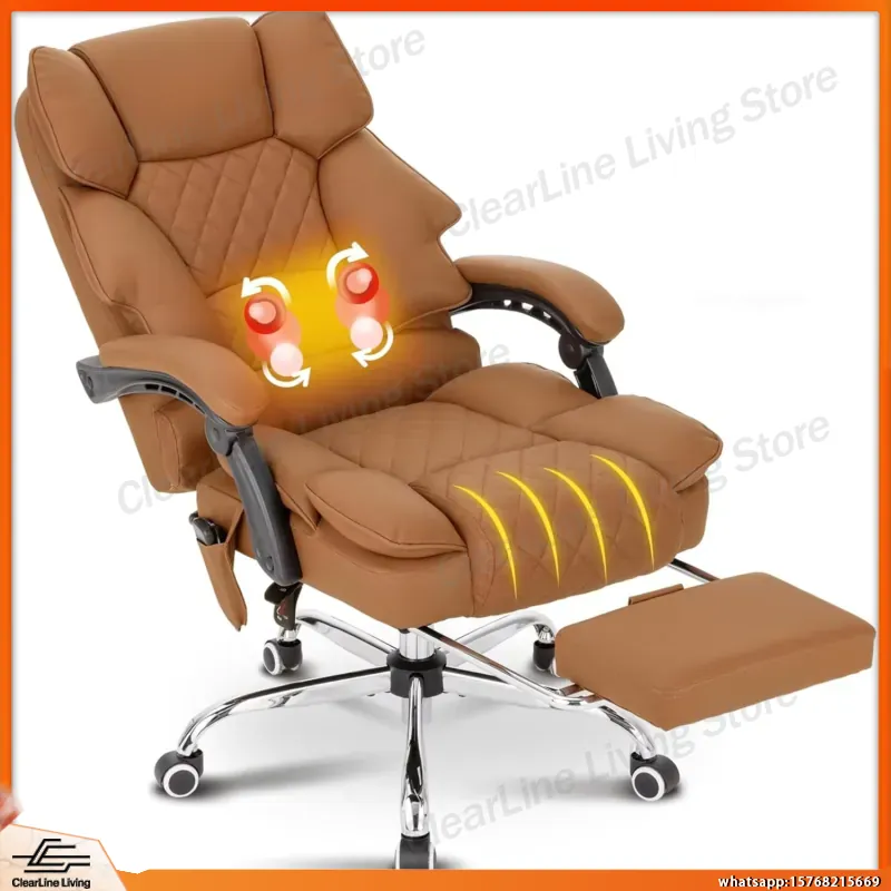 Heated Massage Office Chair wi - đánh giá và giá Office Footrest Cushion