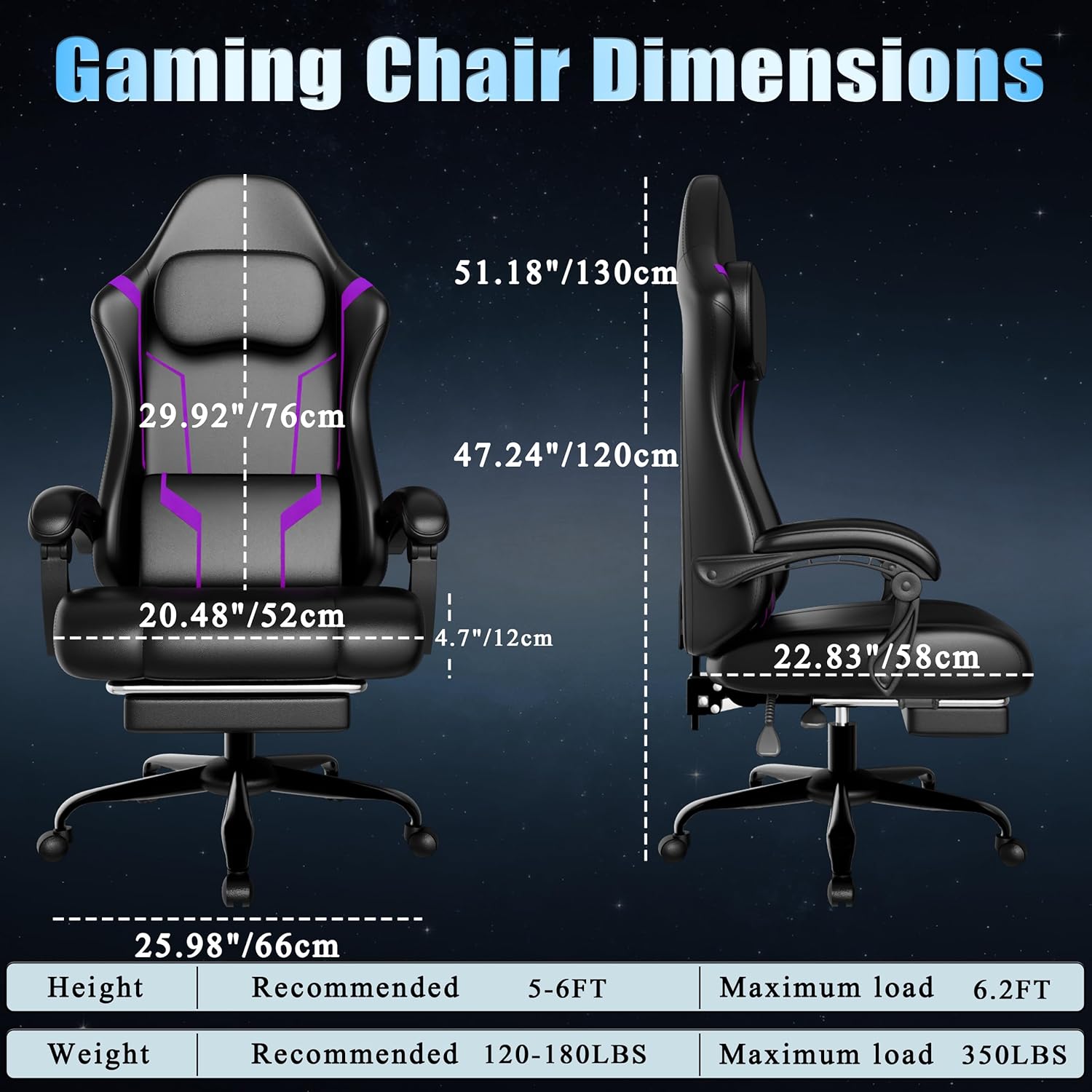 Ergonomic Gaming Chair with Po - đánh giá và giá Office Footrest Cushion