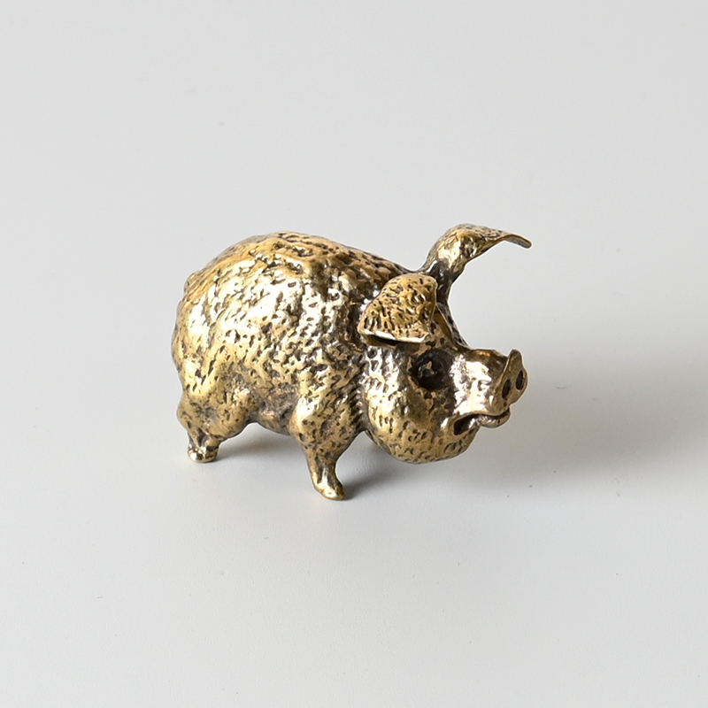 Vintage Brass Pig Small Orname - đánh giá và giá Office Furniture At Home
