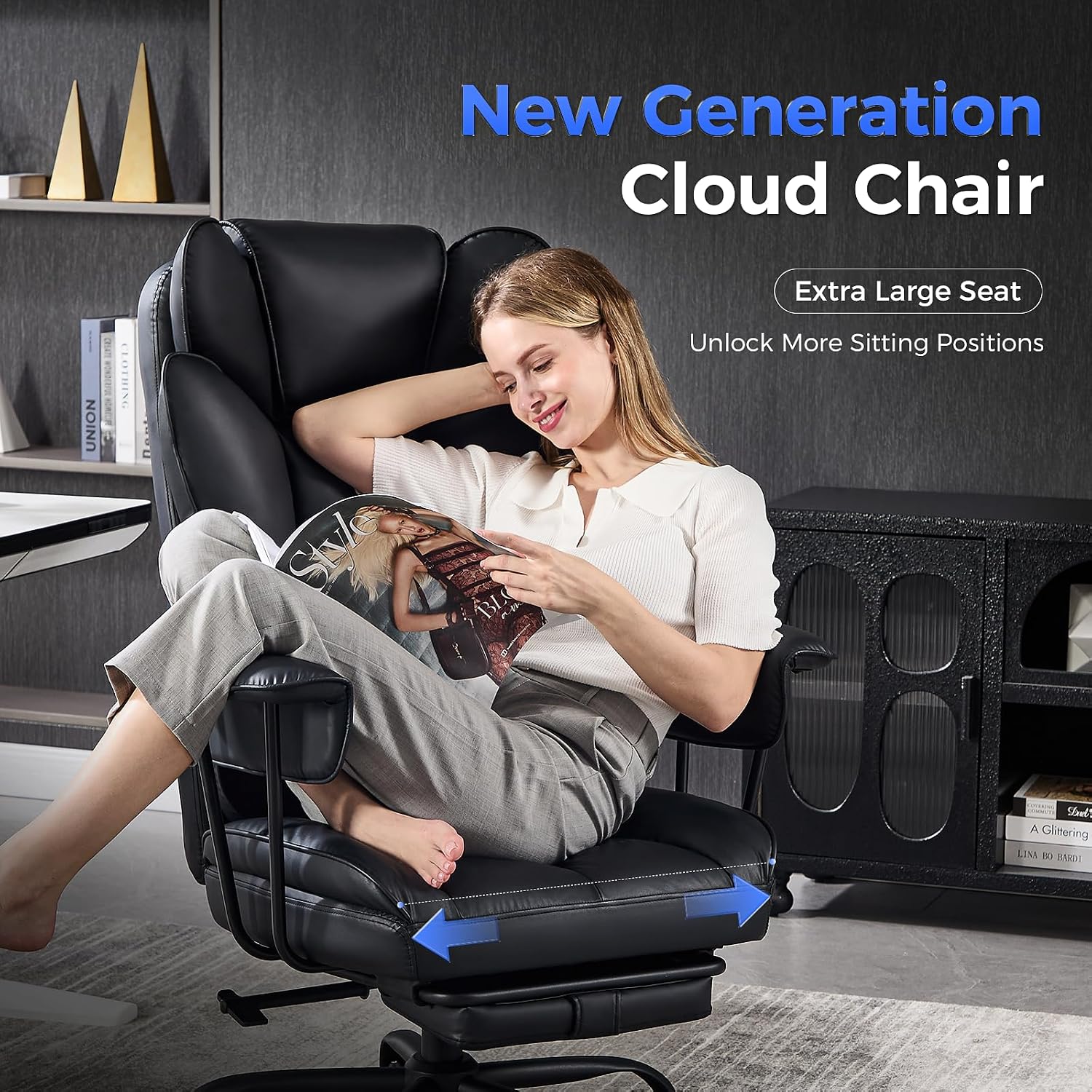 Big and Tall Office Chair, Rec - đánh giá và giá Office Footrest Cushion