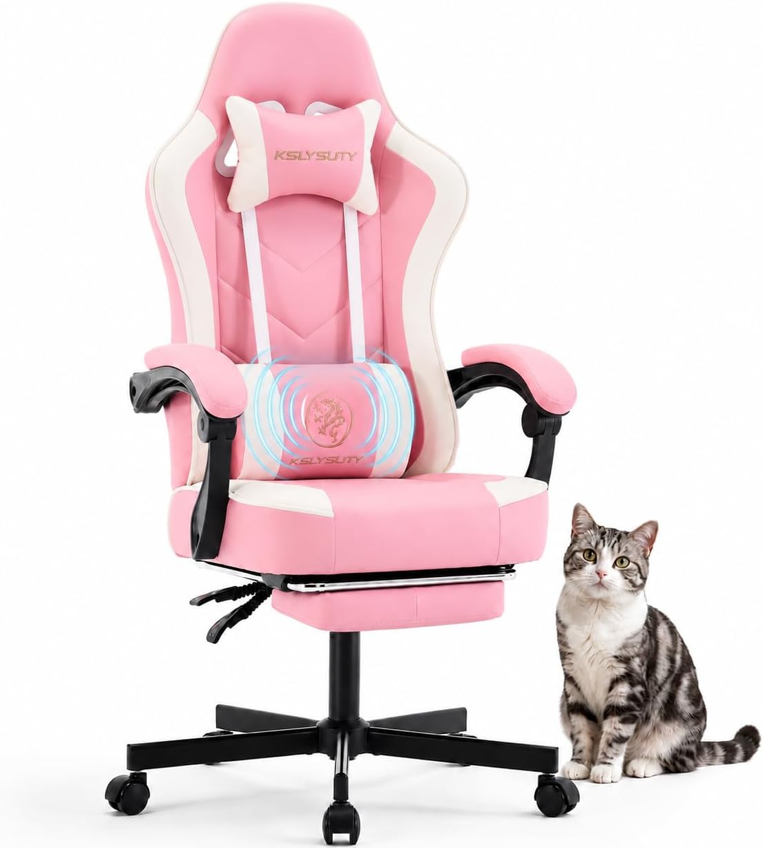 Ergonomic High Back Gaming Cha - đánh giá và giá Office Footrest Cushion