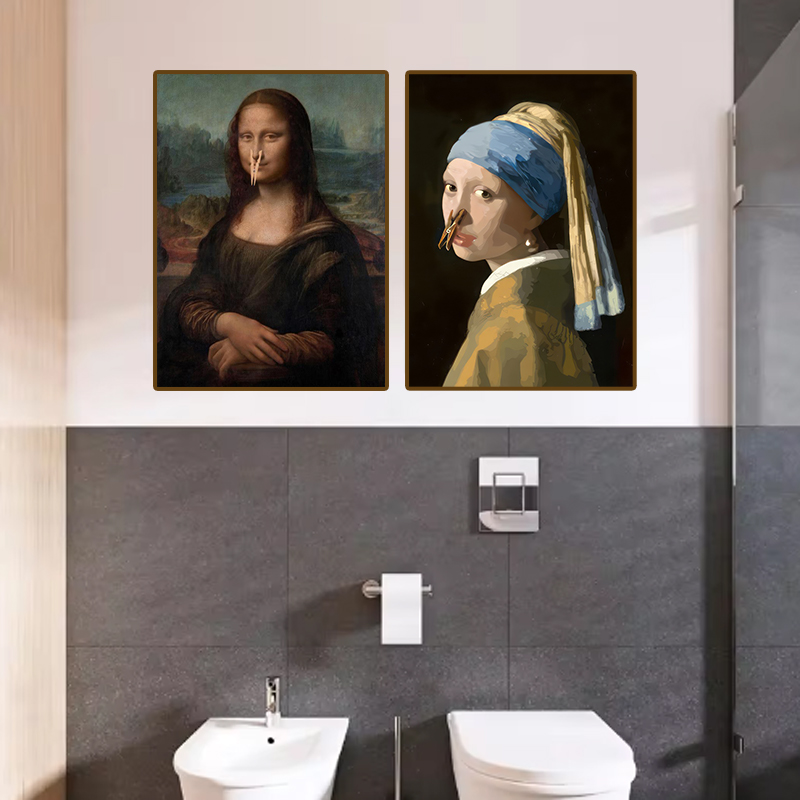 1pc Funny Abstract Bathroom To - đánh giá và giá Office Furniture At Home