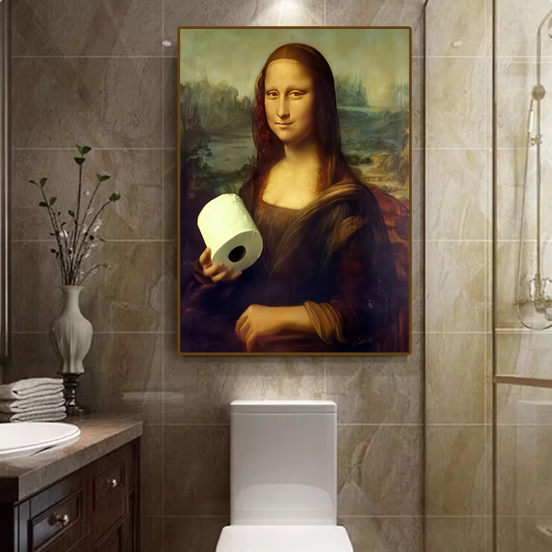 1pc Funny Abstract Bathroom To - đánh giá và giá Office Furniture At Home
