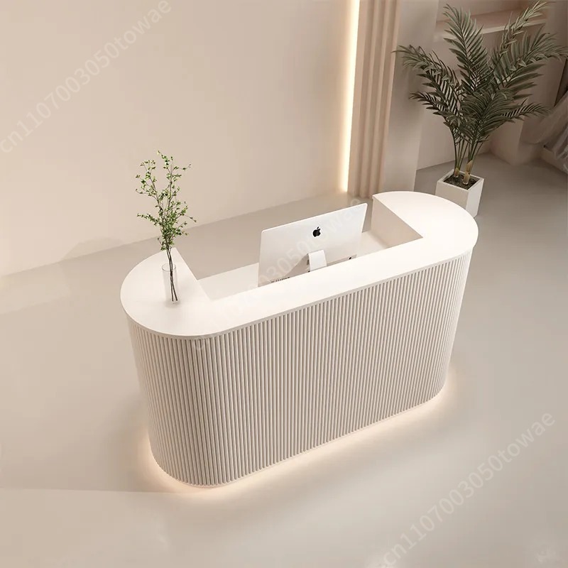 Curved Vertical Fluted Recepti - đánh giá và giá Office Furniture Suppliers