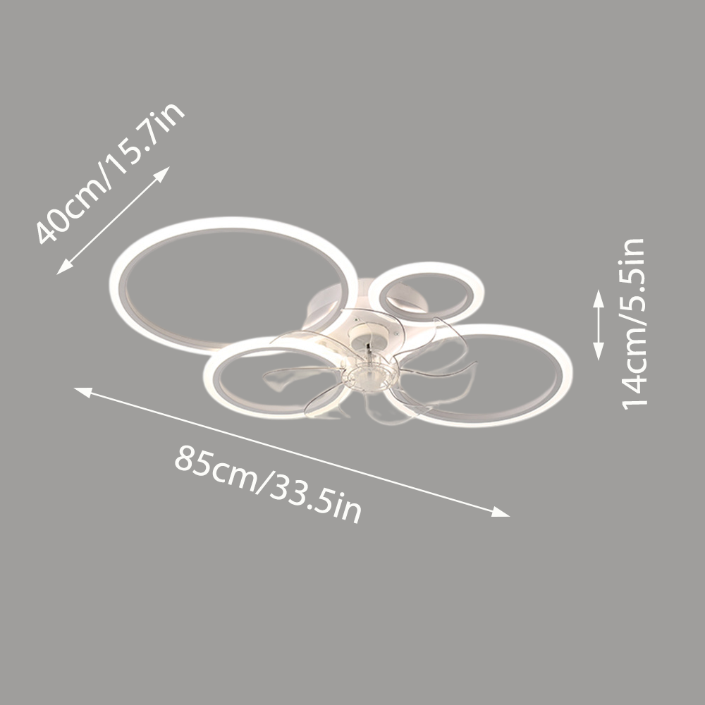 Four-ring ceiling fan light wi - đánh giá và giá Office Furniture Set