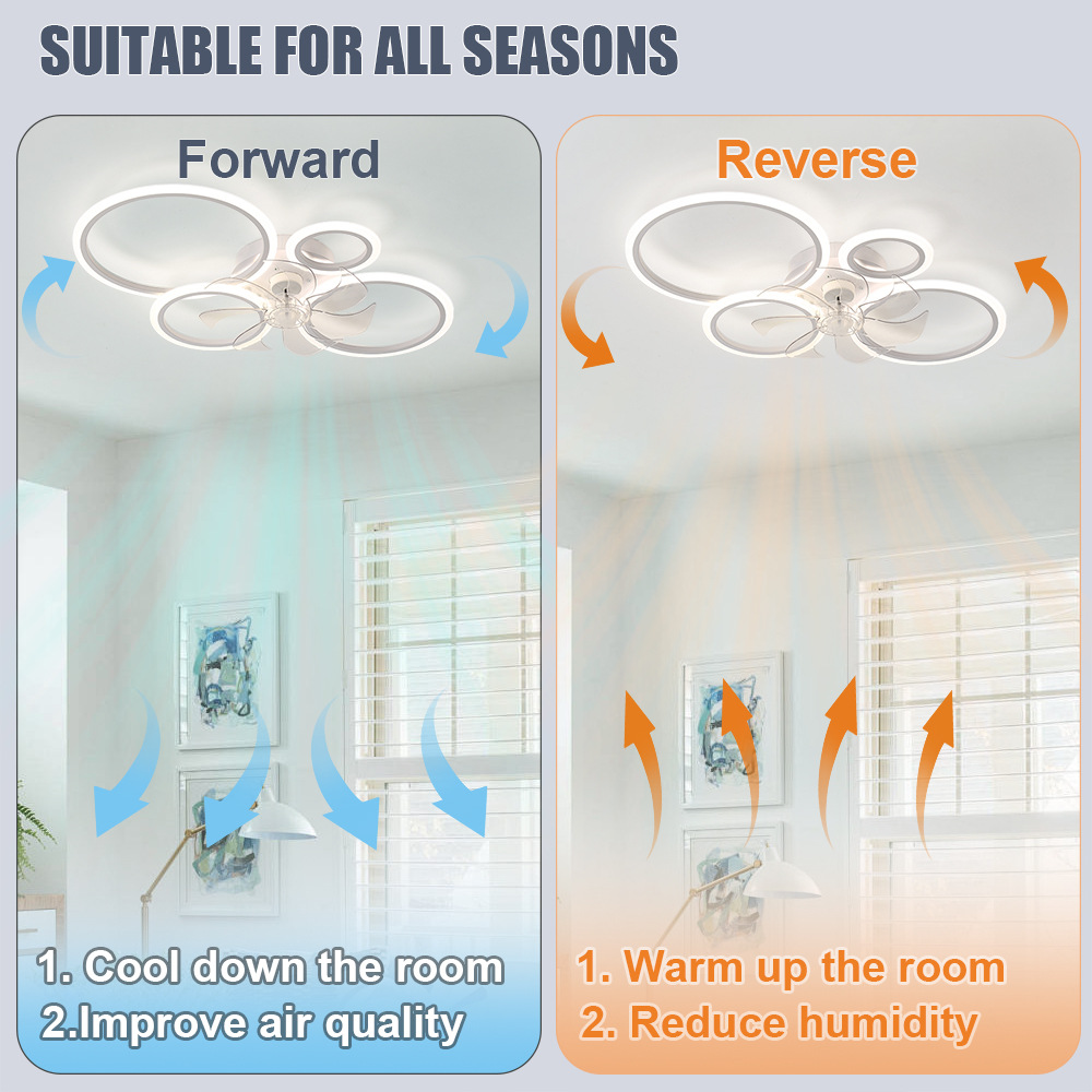 Four-ring ceiling fan light wi - đánh giá và giá Office Furniture Set