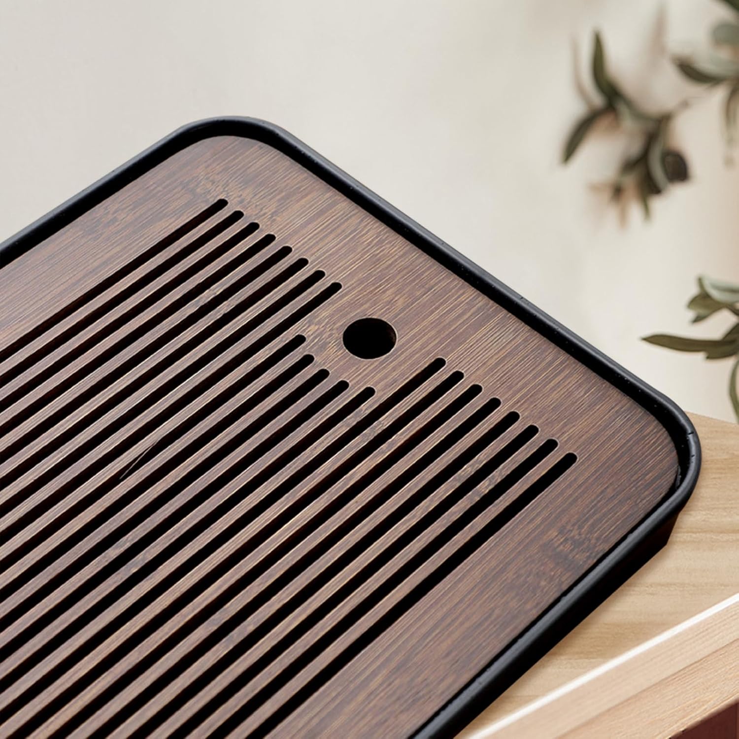 Natural Bamboo Tea Tray with H - đánh giá và giá Office Furniture Set