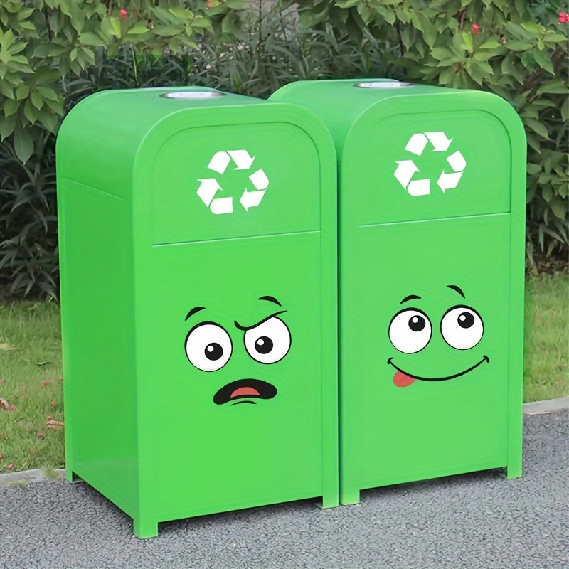 4pcs Trash Can Stickers Recycl - đánh giá và giá Office Furniture Recycling